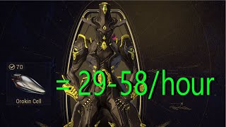 How to get orokin cells ✓Best Orokin Cell Farm 2958hour  Warframe [upl. by Kciderf]