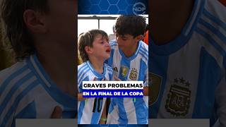 Graves problemas en las puertas del estadio de la final entre Argentina vs Colombia 😱 [upl. by Stanislaus33]