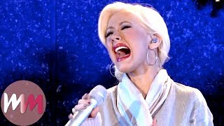 Top 10 Best Christina Aguilera Performances [upl. by Lerim]