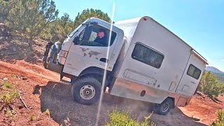 I Wont Buy it if it Doesnt make this Hill Climb Mitsubishi Fuso Camper Offroad Test [upl. by Saxen975]