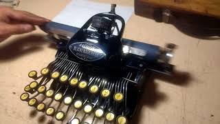 Blickensderfer quotHOMEquot typewriter 1913 [upl. by Asirak]