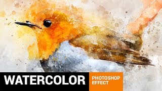 Perfectum 2  Watercolor Artist Photoshop Action Tutorial [upl. by Arrak614]