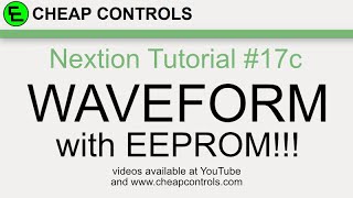 112 Nextion Display  Waveform and EEPROM from some Arduino Programming  Nextion Tutorial [upl. by Yneffit]