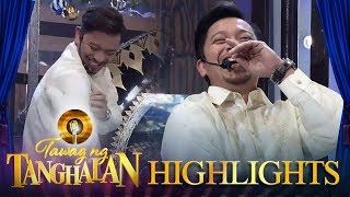 Tawag ng Tanghalan Jhong accidentally ripped his Barong [upl. by Kara-Lynn347]