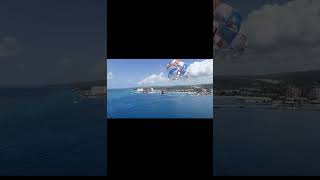 Parasailing with Splash Time Water Sports parasailing watersports jamaica ochoriosjamaica [upl. by Ahsimac]