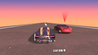 Bugatti Chiron SS 300 Vs Tesla Model S Plaid TRACK Pack Drag Race [upl. by Riehl836]