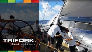 Team Trifork Participated in the ARC Transatlantic Race 2016 [upl. by Nedloh]