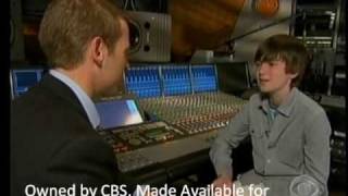 Greyson Chance on CBS Evening News [upl. by Anileuqcaj]