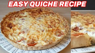 QUICHE RECIPE QUICHE LORRAINE RECIPE QUICHE QUICHE FILLINGS QUICHE PASTRY EASY QUICHE RECIPE [upl. by Marshal636]