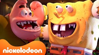 SpongeBob and Patrick Become Snack MONSTERS 🧁  Kamp Koral  Nickelodeon UK [upl. by Egiarc214]