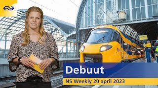 HISTORISCH Eerste reizigers mee met nieuwe Intercity  NS Weekly [upl. by Lorita]