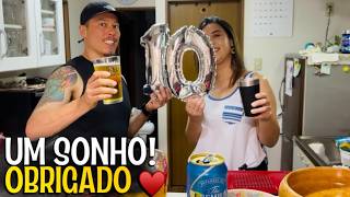 COMEMORANDO UM SONHO  VLOG DOS NOSSOS 10K OBRIGADO🥳 [upl. by Soble]