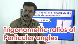 214 Maths  Trigonometry  Trigonometric ratios of particular angles [upl. by Hgiel]