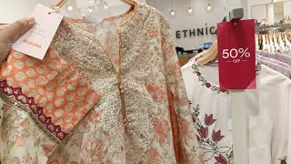 ethnic sale 2024 📣 New Collection added on Sale 📣ethnic Flat 50 OFF [upl. by Beaner]