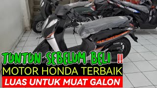 HONDA GENIO CBS TERBARU MOTOR DEK TERLUAS UNTUK MUATAN BARANG [upl. by Maghutte]