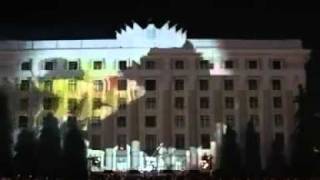 Amazing 3D light show on a building Must Watch [upl. by Croner]