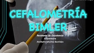 CEFALOMETRIA BIMLER [upl. by Erich]