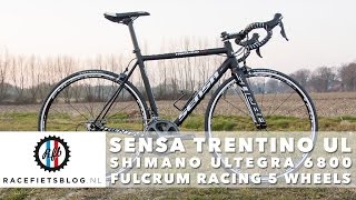 Sensa Trentino UL with Shimano Ultegra 6800 reviewed  Racefietsblognl [upl. by Anaek]