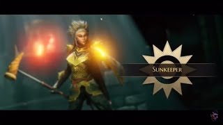 Gloomhaven  8  Unlock Sunkeeper Solo Campaign Questing gameplay [upl. by Aekahs]