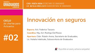 02 Innovación en Seguros  Económicas UBA [upl. by Dlonyer]