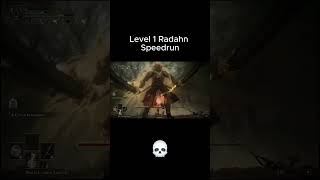 Level 1 Radahn Speedrun eldenring gaming [upl. by Yelserp713]