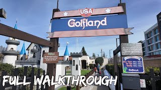 Golfland USA 2024  4k Walkthrough Sunnyvale CA [upl. by Anileuqcaj]