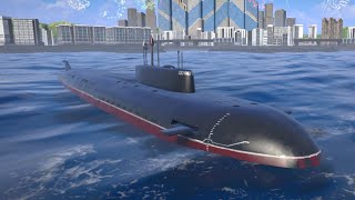 Submarino Nuclear Russo RF Kursk K141 Modern Warships [upl. by Melburn]