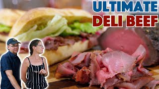 How to Make DeliStyle Roast Beef Lunch Meat  Ultimate Roast Beef Sandwich [upl. by Bittencourt472]