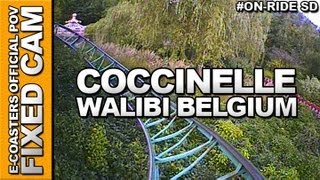 Coccinelle  Walibi Belgium  OnRide ECAM [upl. by Assenay]