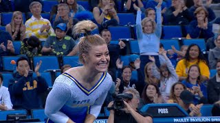 Highlight Gracie Kramer scores a perfect 10 on floor for UCLA womens gymnastics [upl. by Digdirb]