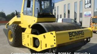 Compacteur monocylindre BOMAG BW213D4 [upl. by Suiramad]