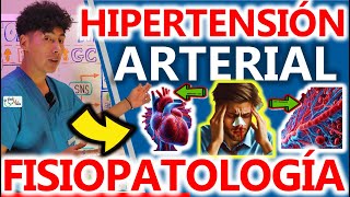 HIPERTENSIÓN ARTERIAL FISIOPATOLOGÍA  GuiaMed [upl. by Ahcsropal]