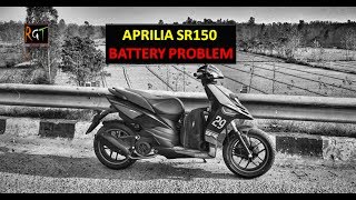 Aprilia SR150 Battery problem [upl. by Oal969]