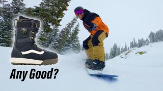 Are these snowboard boots worth THE HYPE   Vans Infuse Review [upl. by Trainer]