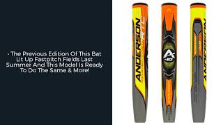 Review Anderson Rocketech Carbon 10 Fastpitch Softball Bat FPRTC22 [upl. by Martguerita326]