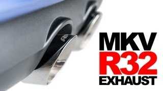 APR MKV R32 RSC Catback Exhaust System [upl. by Wenonah]