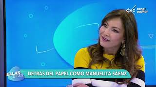 Shany Nadan actriz que interpretó a Manuelita Sáenz  Ellas Dicen [upl. by Ahtenek]