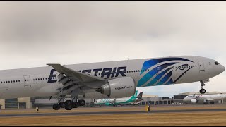 Approach Timelapse Into Caïro  B777300ER  PMDG  MSFS2020 [upl. by Geanine]