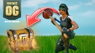 The OG ONE CHEST Challenge In Fortnite Battle Royale [upl. by Solracesoj]