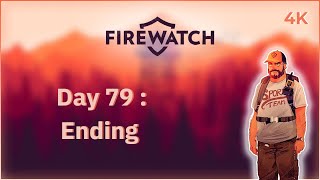 𝐏𝐚𝐫𝐭 𝟕 𝐃𝐚𝐲 𝟕𝟗  𝐄𝐧𝐝𝐢𝐧𝐠  Firewatch 2016  No Commentary  4K [upl. by Opiuuk]