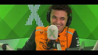 Lando Norris and Oscar Piastri being interviewed on the Chris Moyles show Radio X 3724 [upl. by Lumpkin]