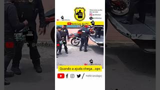 Pensei que a ajuda era para a polícia Mas police policia motovlog [upl. by Zenda]