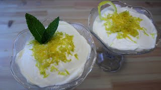 Mousse de limão 🍋 Sobremesa rápida  3 ingredientes [upl. by Notffilc]