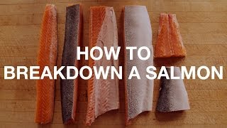 How to Break Down a Whole Salmon [upl. by Nov]