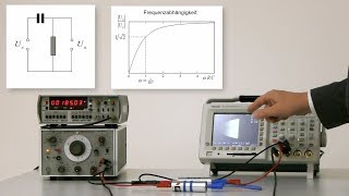 Experiment zum Hochpass und Tiefpassfilter [upl. by Lleumas]