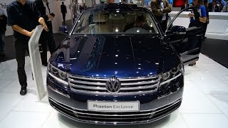 VW Phaeton 42 V8 2015 Walkaround at the IAA 2015 in Frankfurt Germany [upl. by Oswin]