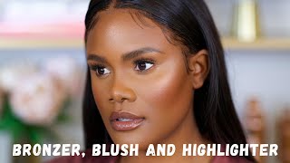 5 Minute Makeup  Minimal Makeup Routine For Dark Skin [upl. by Hajan]