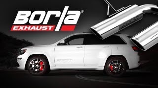 20122014 Jeep Grand Cherokee SRT8 Exhaust System Sounds  Borla  ATAK vs SType [upl. by Aitercal109]