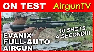 Full auto air rifle Evanix Giant and Speed tests [upl. by Mihsah742]