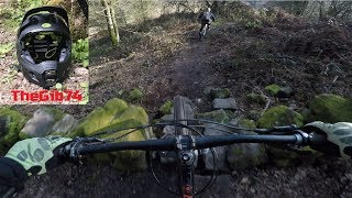 Dimmingsdale 2019  Alton Staffordshire DH Scenic New Descents Chin Cam GoPro MTB [upl. by Iur]